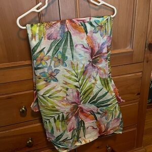 Floral Tropical Scarf